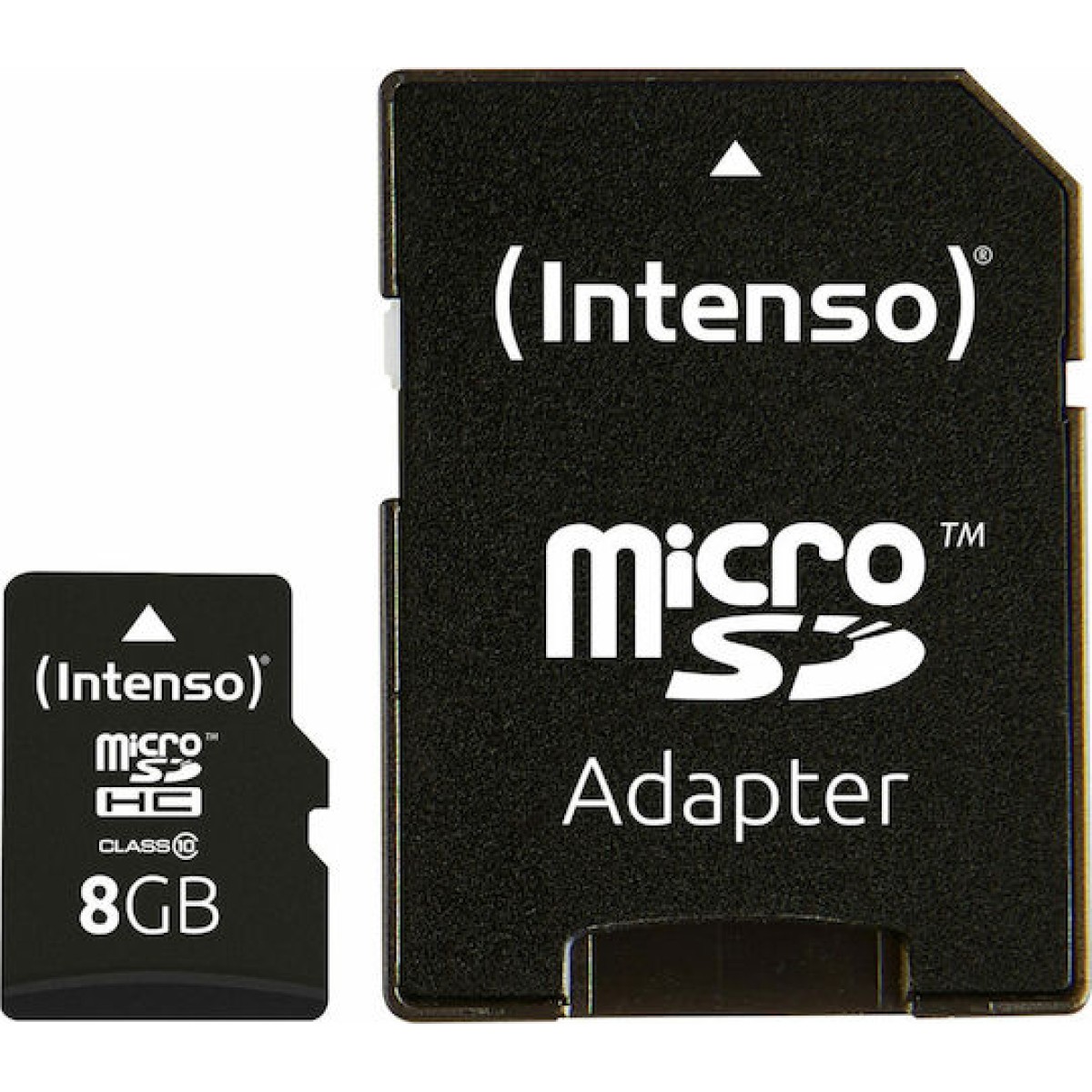 Intenso microSDHC 8GB Class 10 High Speed με αντάπτορα