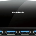 D-Link USB 3.0 Hub 4 Θυρών με σύνδεση USB-A και Εξωτερική Παροχή Ρεύματος