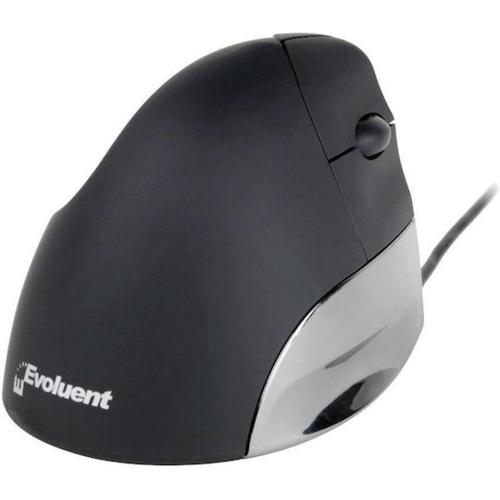 Evoluent VerticalMouse Ενσύρματο Εργονομικό Ποντίκι Γκρι