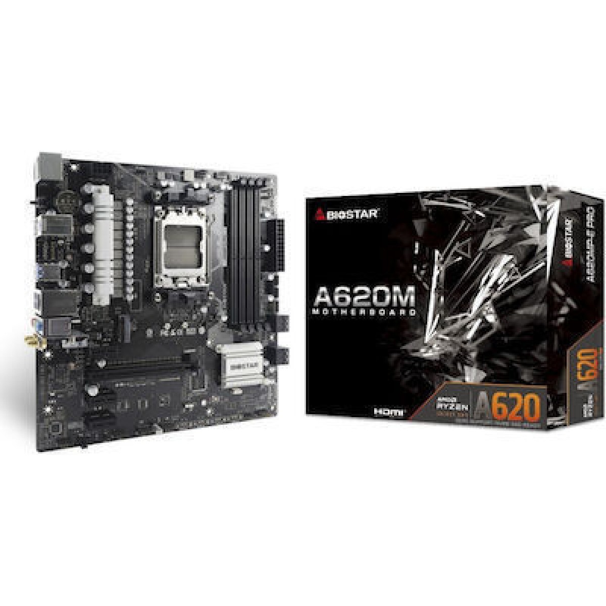 Biostar A620MP-E PRO v6.0 Wi-Fi Motherboard Micro ATX με AMD AM5 Socket