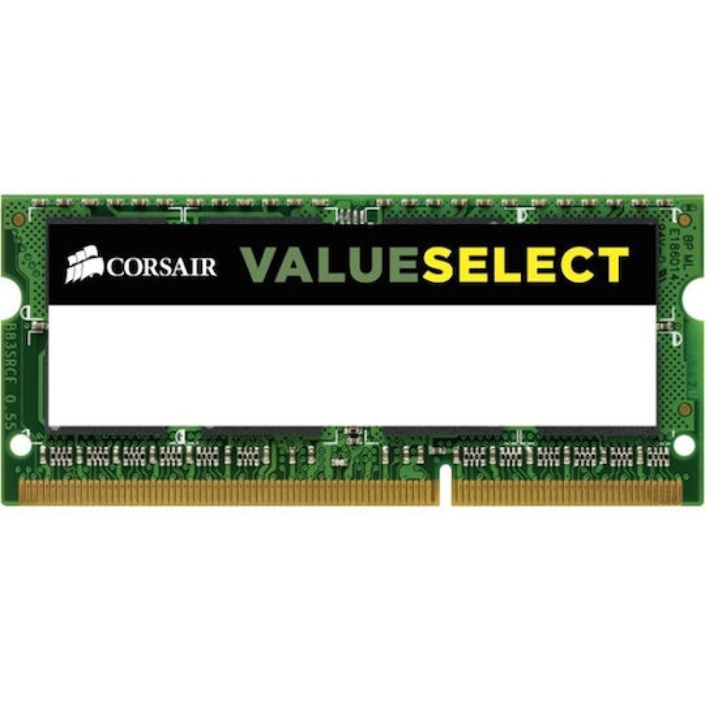 Corsair Value Select DDR3 με Module 1x4GB και Ταχύτητα 1600 για Laptop