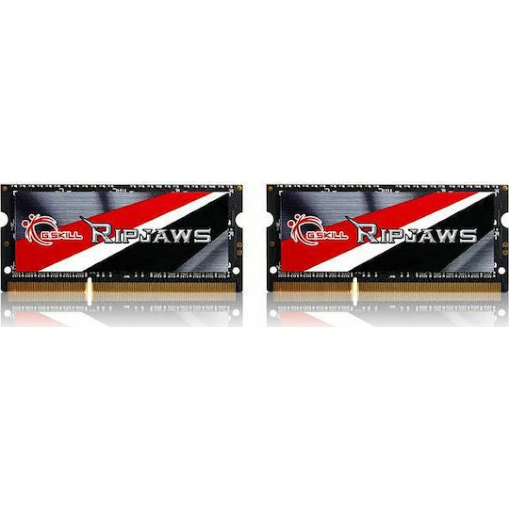 G.Skill Ripjaws DDR3 8GB RAM με 2x4GB Modules και Ταχύτητα 1600 για Laptop