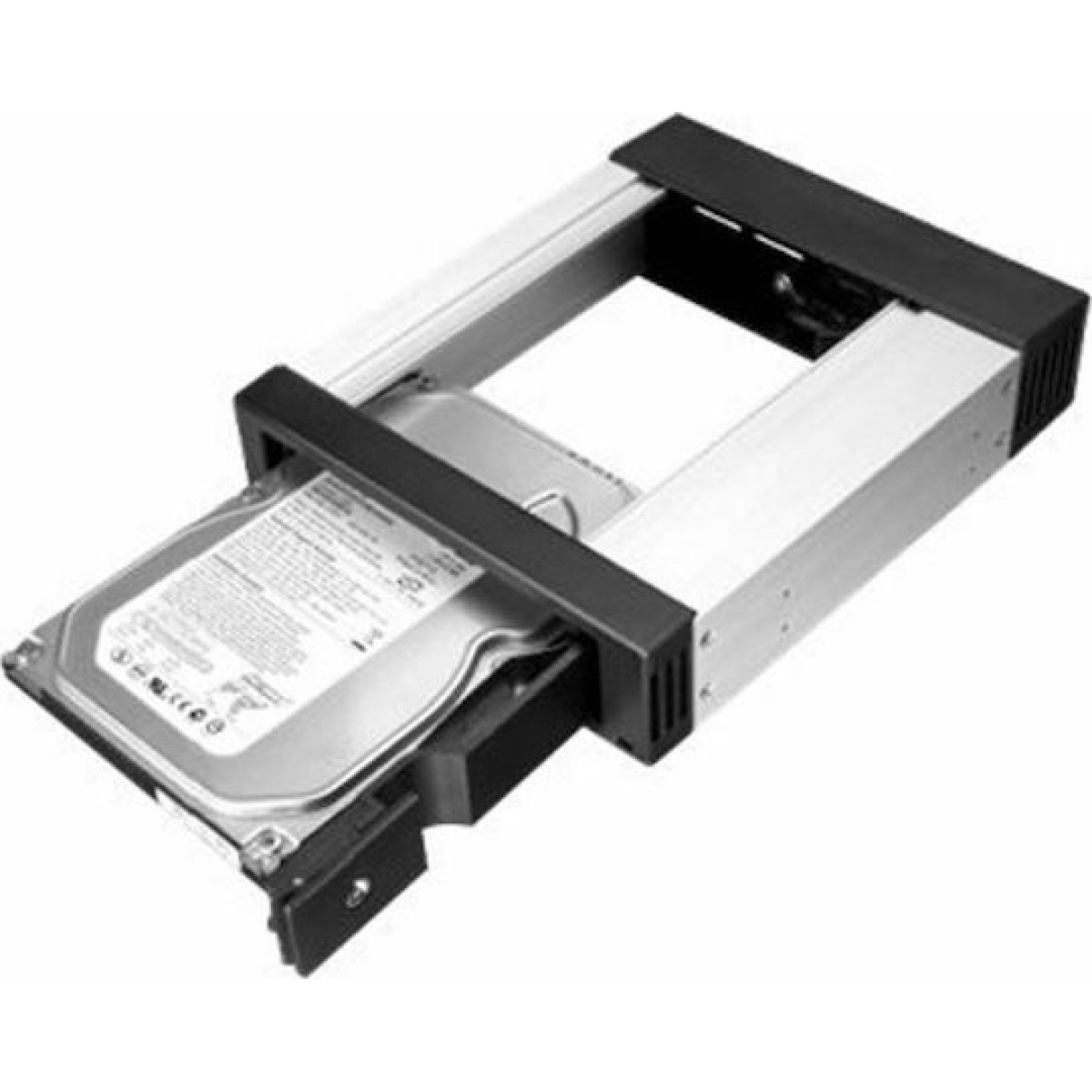 Icy Box 5.25-Inch Easy Swap Mobile Rack For 1x3.5-Inch SATA HDD Μαύρο (IB-158SK-B)