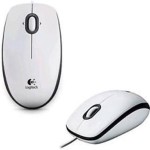 Logitech B100 Ενσύρματο Ποντίκι Λευκό