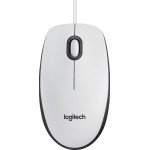 Logitech B100 Ενσύρματο Ποντίκι Λευκό