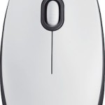 Logitech B100 Ενσύρματο Ποντίκι Λευκό