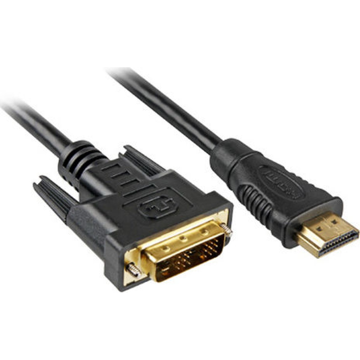 Sharkoon Cable DVI-D male - HDMI male 3m