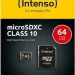 Intenso microSDXC 64GB Class 10 High Speed με αντάπτορα