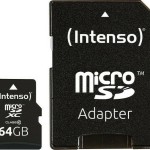 Intenso microSDXC 64GB Class 10 High Speed με αντάπτορα