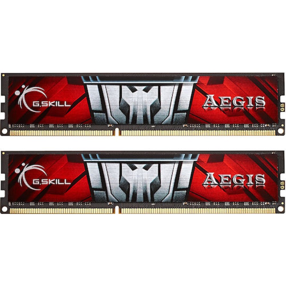 G.Skill Aegis DDR3 16GB RAM με 2x8GB Modules και Ταχύτητα 1600 για Desktop
