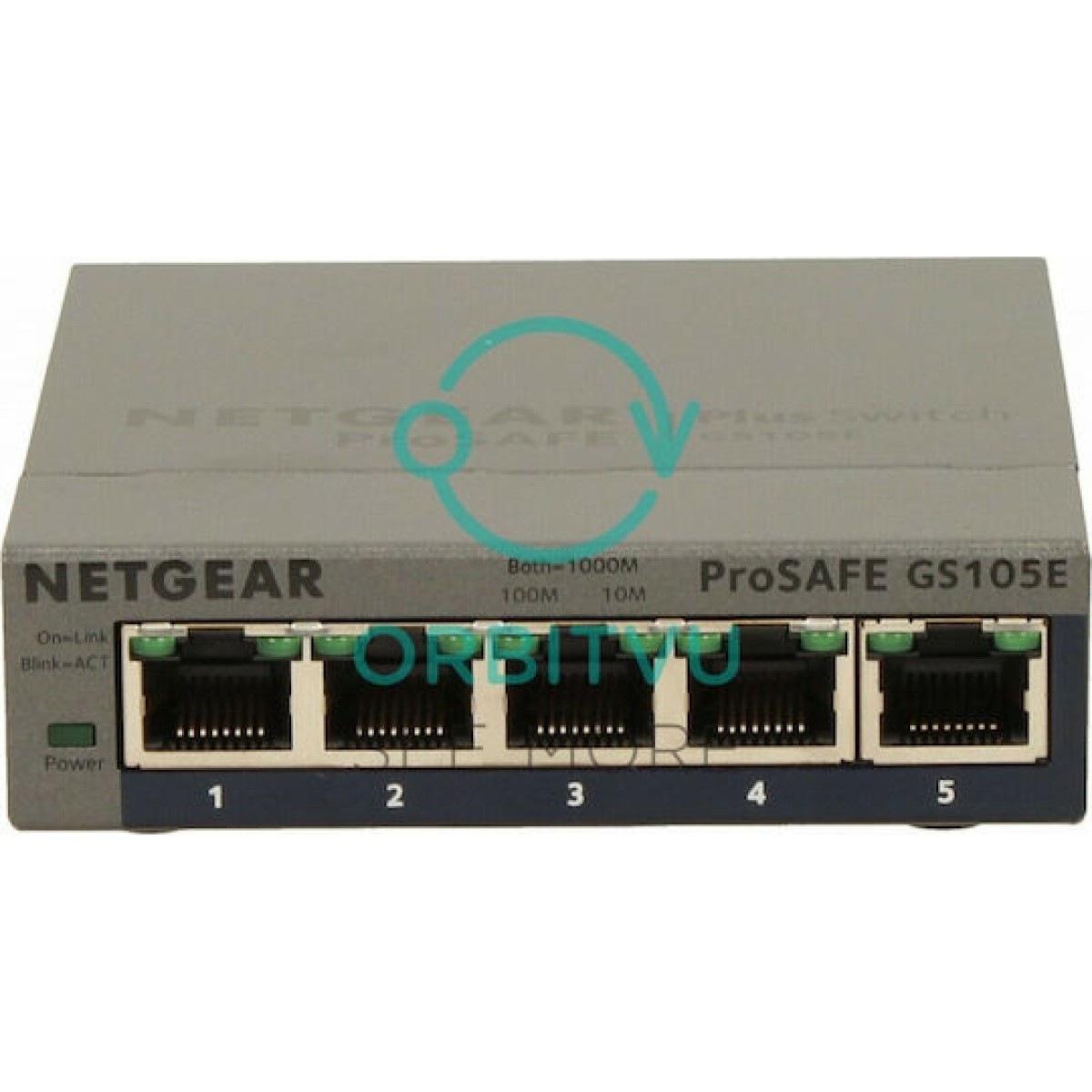 NetGear GS105E v2 Unmanaged L2 Switch με 5 Θύρες Gigabit (1Gbps) Ethernet