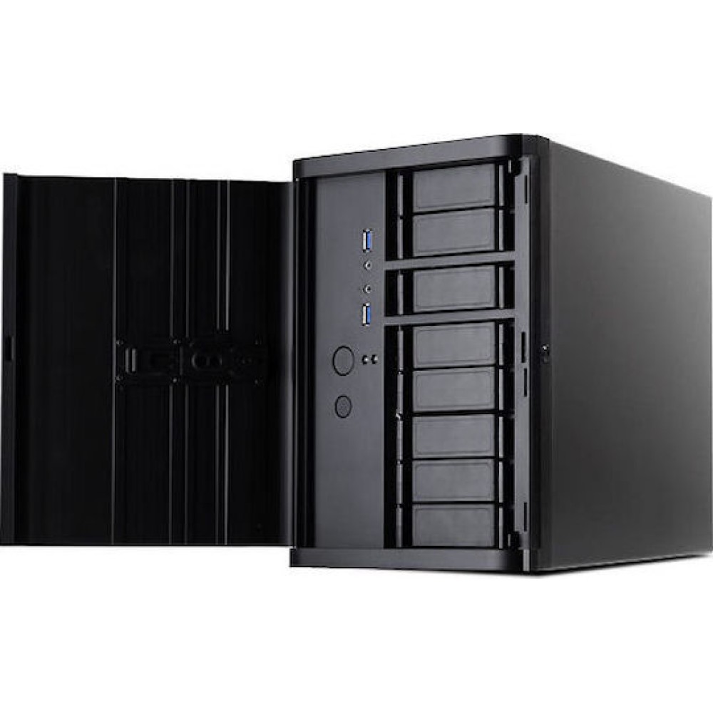 Silverstone DS380 Mini Tower Κουτί Υπολογιστή Μαύρο