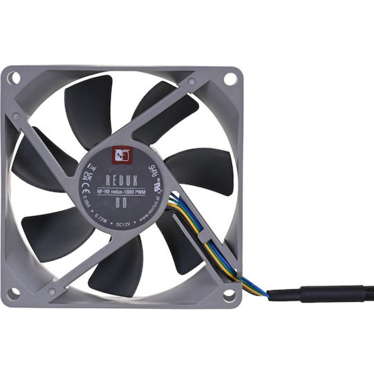 Noctua NF-R8 redux-1800 Case Fan με Σύνδεση 4-Pin PWM Γκρι