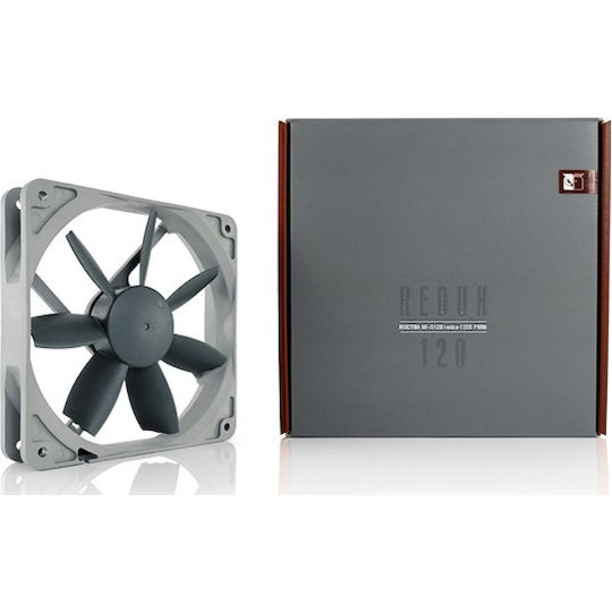 Noctua NF-S12B redux-1200 Case Fan με Σύνδεση 4-Pin PWM Γκρι