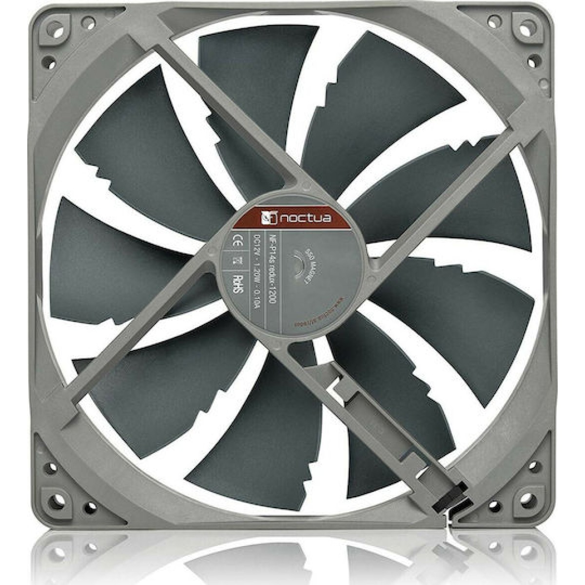 Noctua NF-P14s redux-1200 Case Fan 140mm με Σύνδεση 3-Pin Γκρι