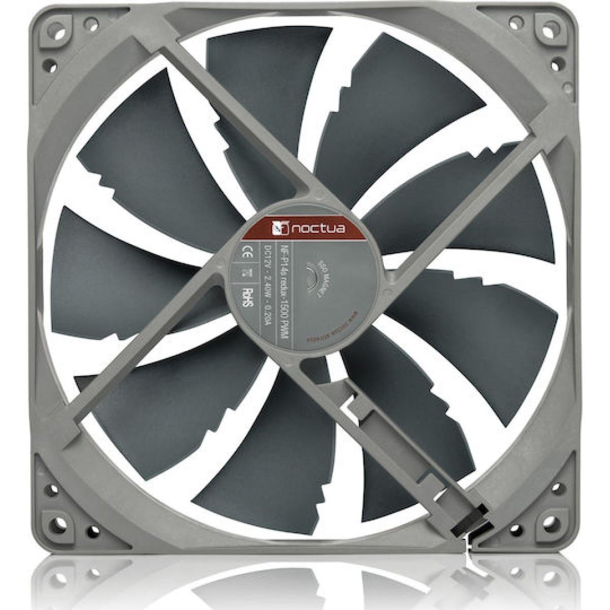 Noctua NF-P14s redux-1500 Case Fan 140mm με Σύνδεση 4-Pin PWM Γκρι