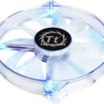 Thermaltake Pure 20 LED Case Fan 200mm με Μπλε Φωτισμό και Σύνδεση 3-Pin Λευκό