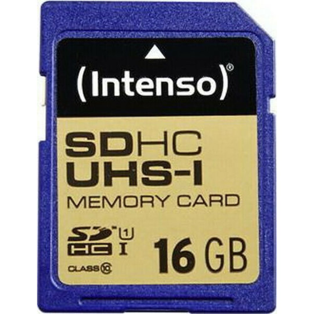 Intenso Premium SDHC 16GB Class 10 U1 UHS-I