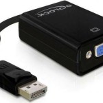 DeLock Μετατροπέας DisplayPort male σε VGA female (61848)