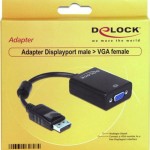 DeLock Μετατροπέας DisplayPort male σε VGA female (61848)