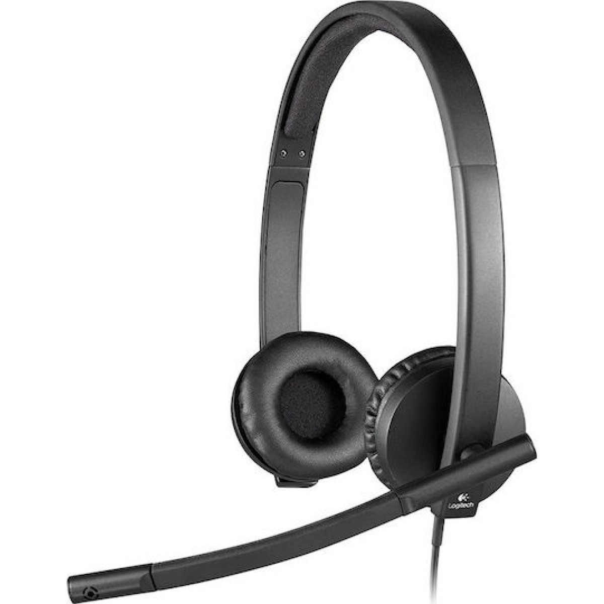 Logitech H570e Stereo On Ear Multimedia Ακουστικά με μικροφωνο και σύνδεση USB