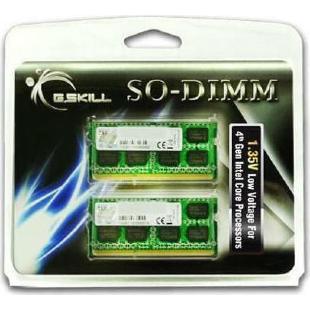 G.Skill F3 Series DDR3 8GB RAM με 2x4GB Modules και Ταχύτητα 1600 για Laptop