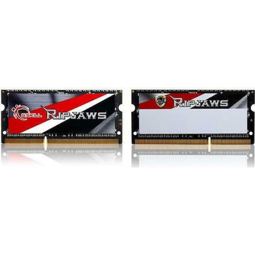 G.Skill Ripjaws DDR3 8GB RAM με 2x4GB Modules και Ταχύτητα 1600 για Laptop
