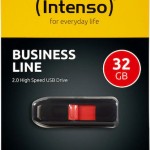 Intenso Business Line 32GB USB 2.0 Stick Μαύρο