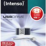 Intenso Slim Line 8GB USB 3.0 Stick Μαύρο
