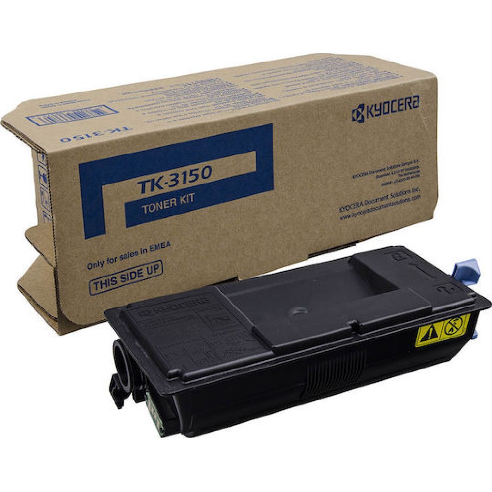 Kyocera TK-3150 Γνήσιο Toner Laser Εκτυπωτή Μαύρο 14500 Σελίδων (1T02NX0NL0)