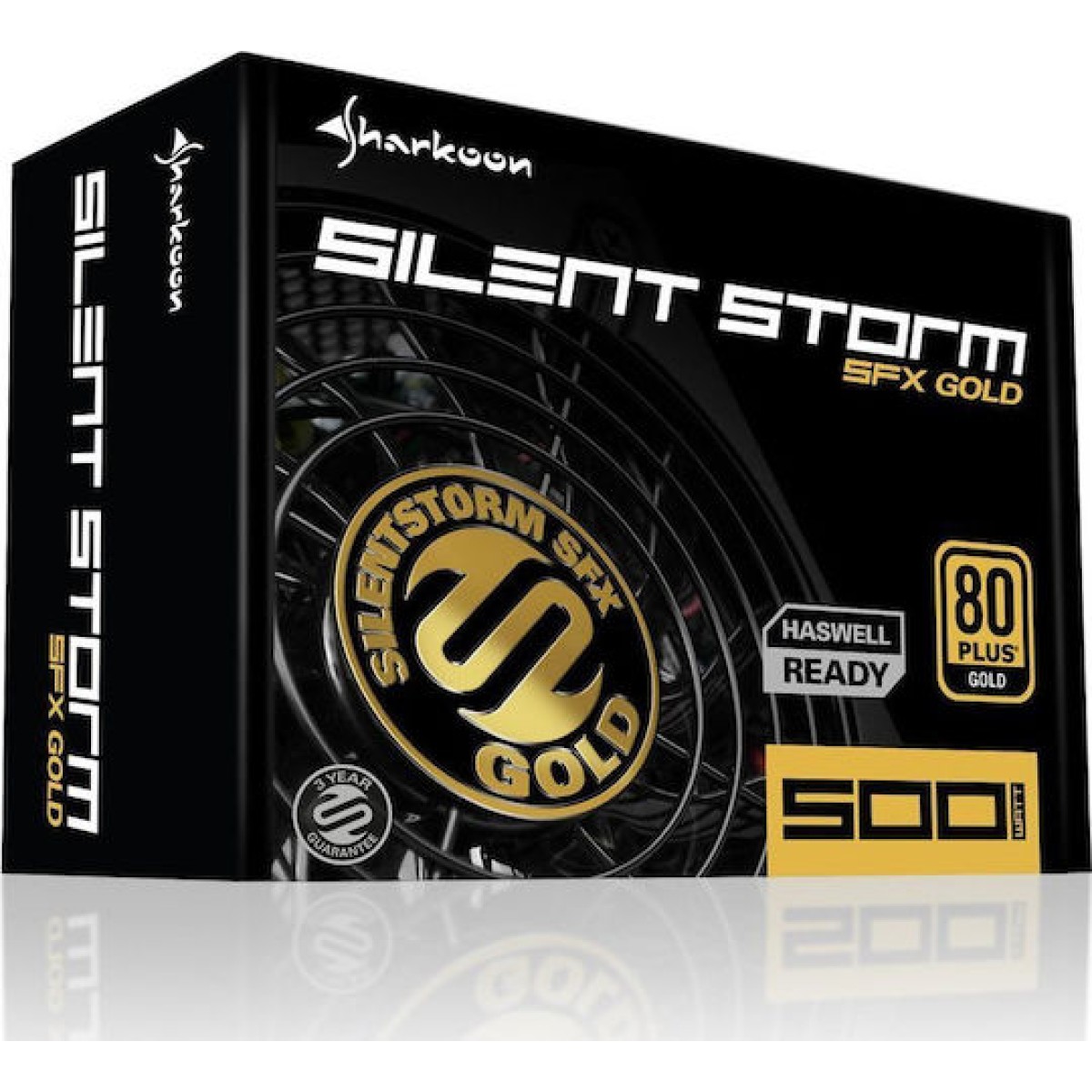 Sharkoon SilentStorm SFX 500W Μαύρο Τροφοδοτικό Υπολογιστή Full Modular 80 Plus Gold