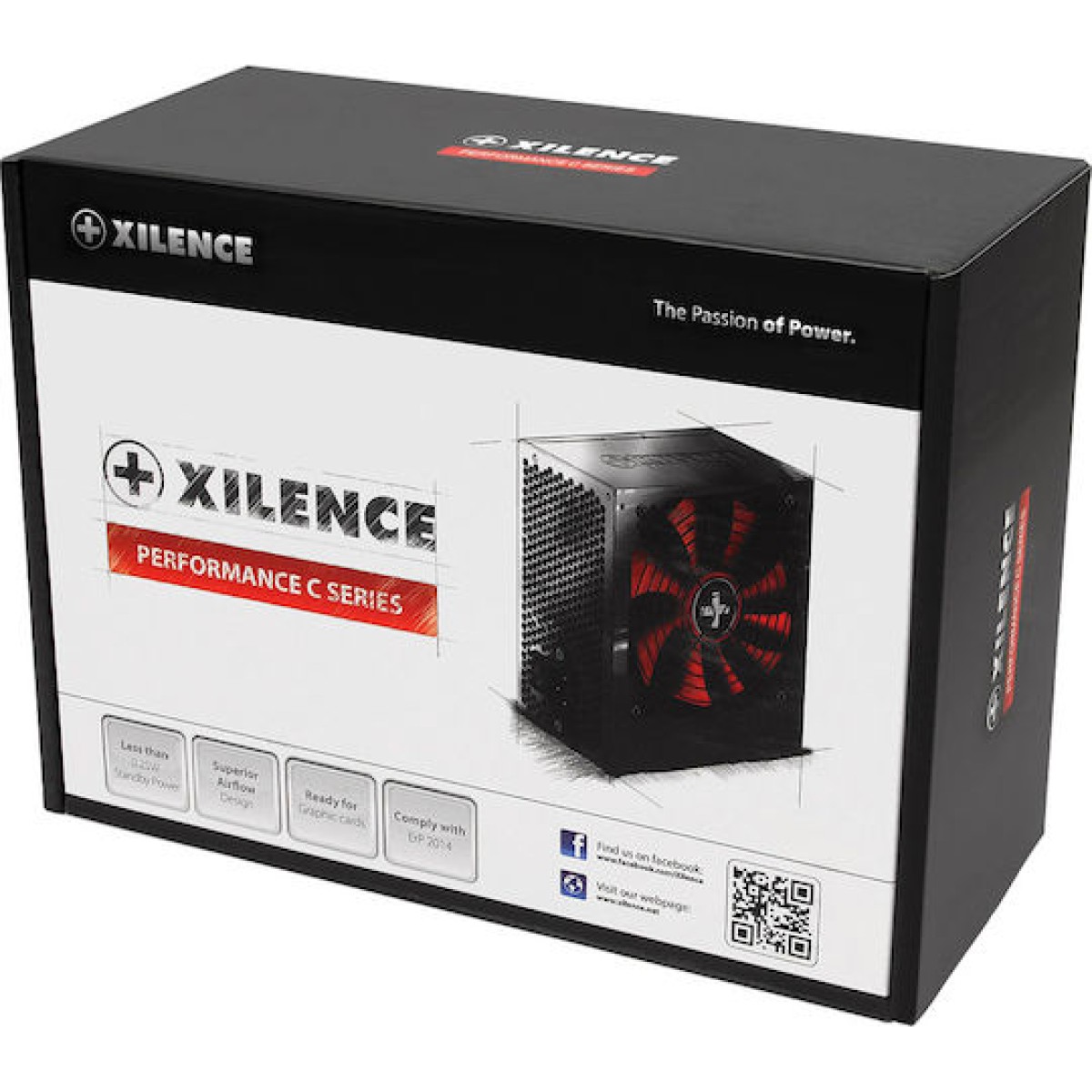 Xilence Performance C Series 450W Μαύρο Τροφοδοτικό Υπολογιστή Full Wired