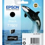 Epson T7601 Γνήσιο Μελάνι Εκτυπωτή InkJet Photo Μαύρο (C13T76014010)