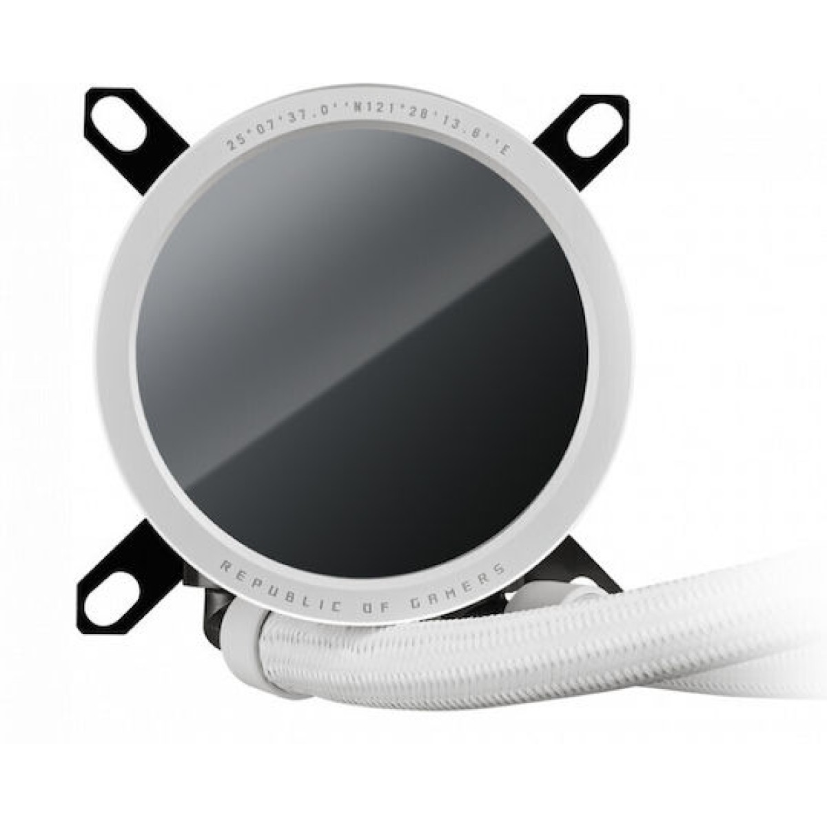 Asus ROG Ryuo III 240 ARGB Υδρόψυξη Επεξεργαστή Διπλού Ανεμιστήρα 120mm για Socket AM4/AM5/1700/1200/115x Λευκή