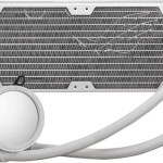 Asus ROG Ryuo III 240 ARGB Υδρόψυξη Επεξεργαστή Διπλού Ανεμιστήρα 120mm για Socket AM4/AM5/1700/1200/115x Λευκή