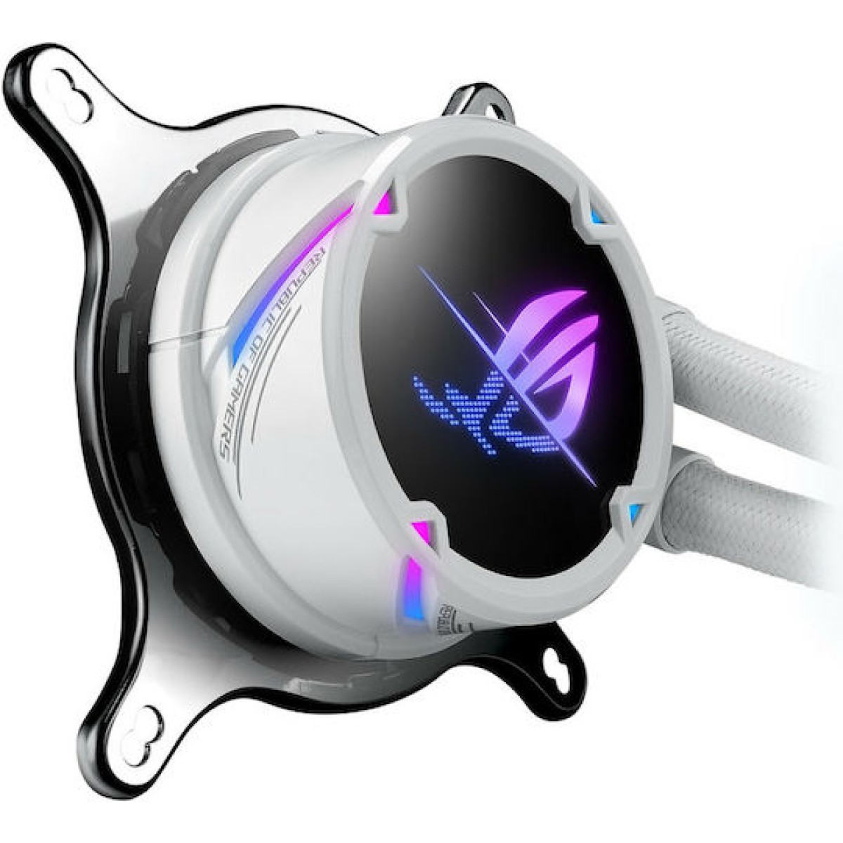 Asus ROG Strix LC II 360 ARGB Υδρόψυξη Επεξεργαστή Τριπλού Ανεμιστήρα 120mm για Socket AM4/1700/1200/115x Λευκή