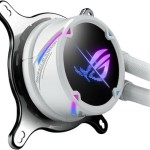 Asus ROG Strix LC II 360 ARGB Υδρόψυξη Επεξεργαστή Τριπλού Ανεμιστήρα 120mm για Socket AM4/1700/1200/115x Λευκή