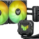 Asus TUF Gaming LC 240 II Υδρόψυξη Επεξεργαστή Διπλού Ανεμιστήρα 120mm για Socket AM4/AM5/1200/115x με ARGB Φωτισμό