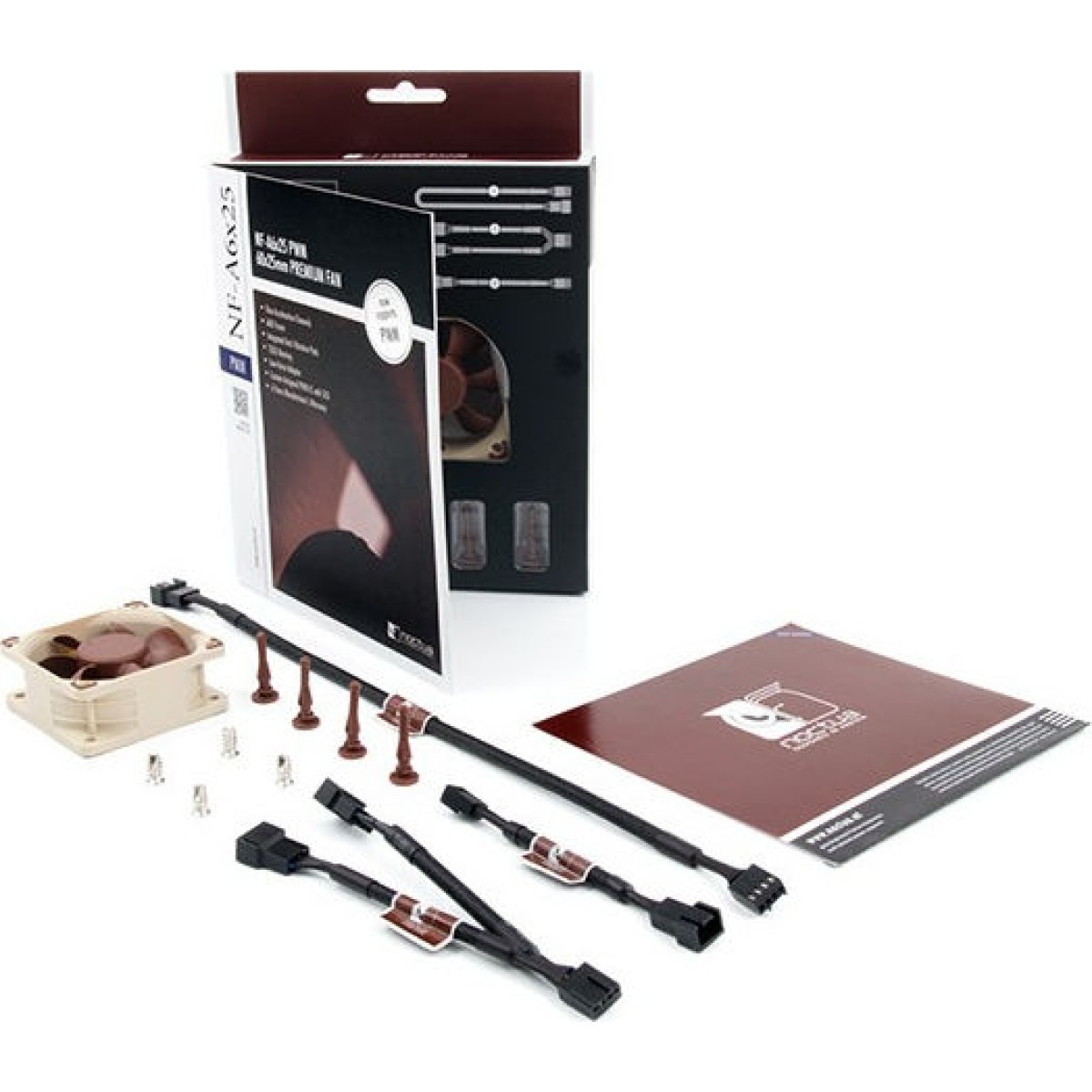 Noctua NF-A6x25 Case Fan 60mm με Σύνδεση 4-Pin PWM Καφέ