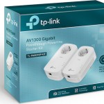 TP-LINK TL-PA8010P KIT v4 Powerline Διπλό για Ενσύρματη Σύνδεση με Passthrough Πρίζα και Θύρα Gigabit Ethernet