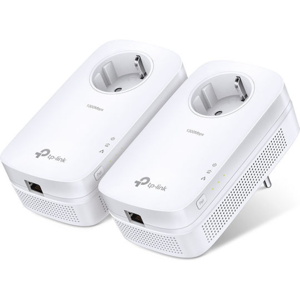 TP-LINK TL-PA8010P KIT v4 Powerline Διπλό για Ενσύρματη Σύνδεση με Passthrough Πρίζα και Θύρα Gigabit Ethernet