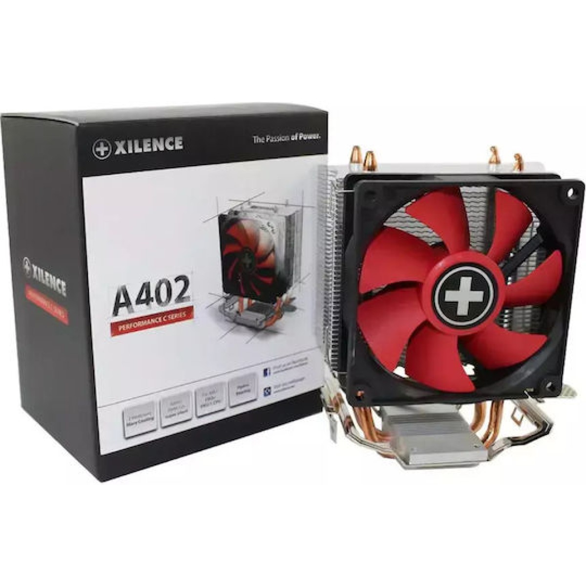 Xilence A402 Ψύκτρα Επεξεργαστή για Socket AM3/AM3+ Κόκκινη