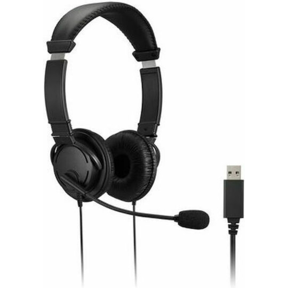 Kensington Hi-Fi Headphones On Ear Multimedia Ακουστικά με μικροφωνο και σύνδεση USB-A