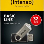 Intenso Basic Line 32GB USB 2.0 Stick Ασημί