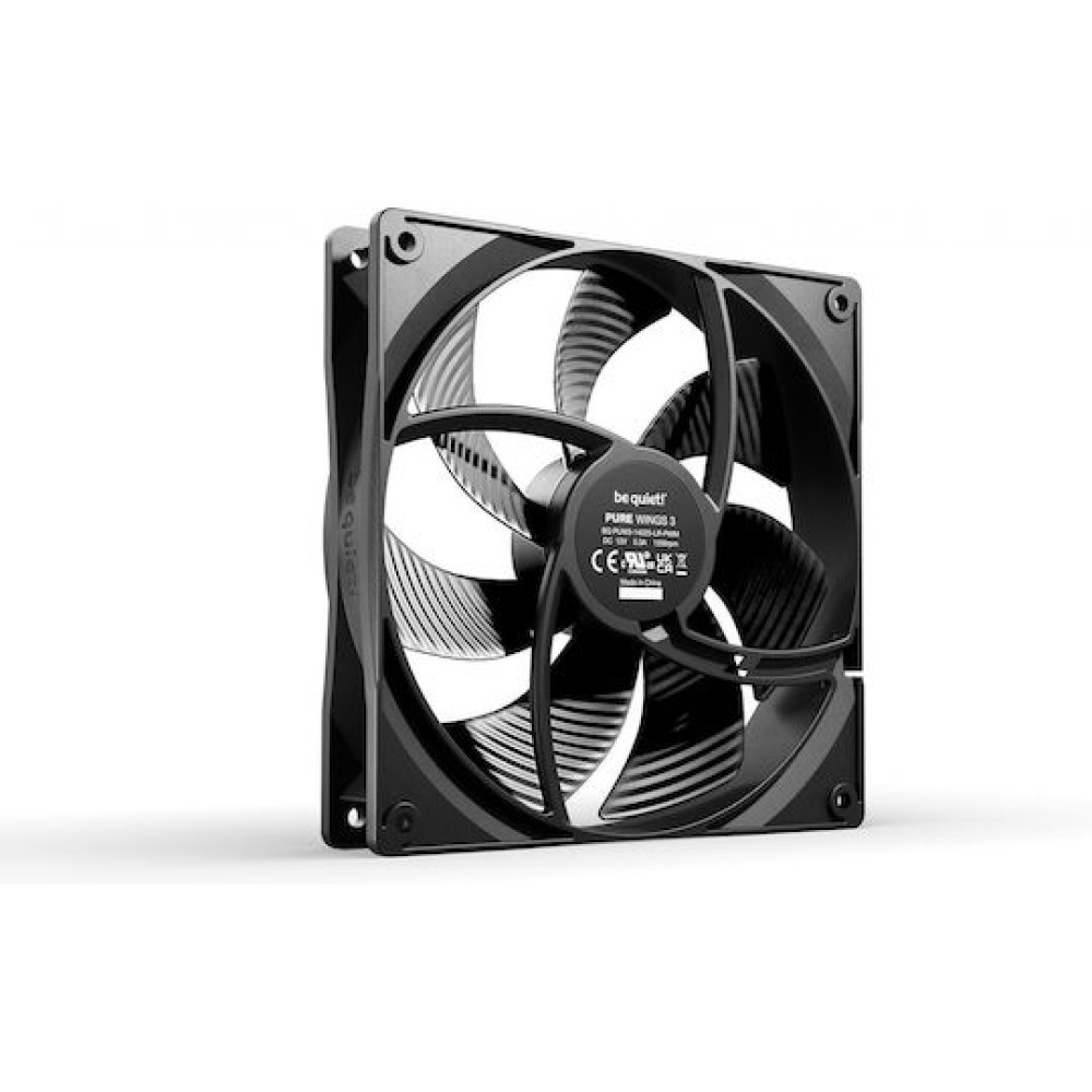 Be Quiet Pure Wings 3 Case Fan 140mm με Σύνδεση 4-Pin PWM