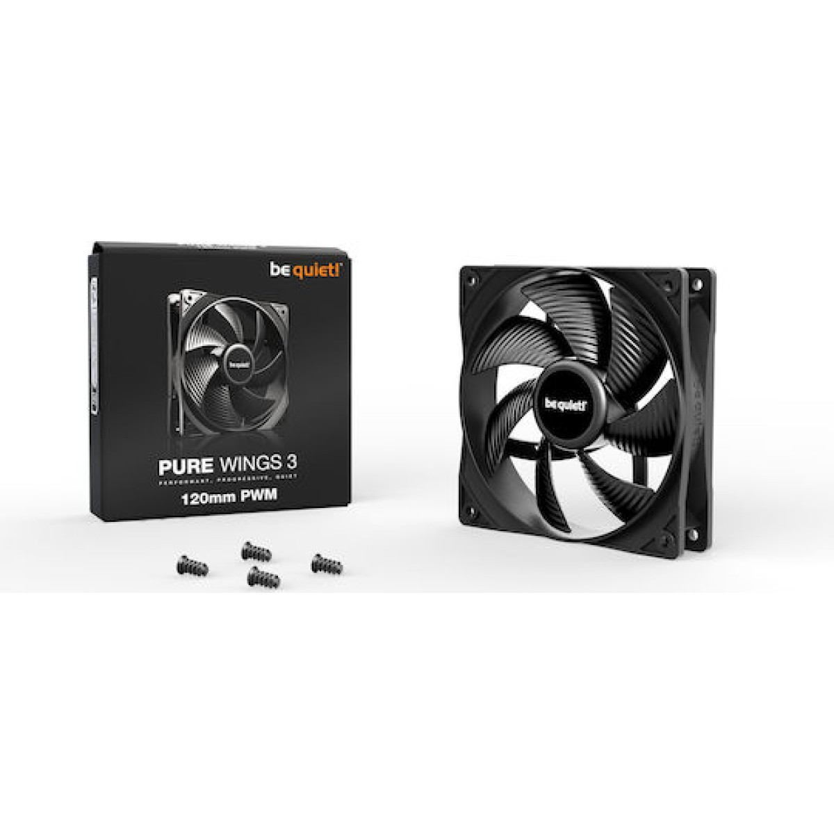 Be Quiet Pure Wings 3 Case Fan 120mm με Σύνδεση 4-Pin PWM