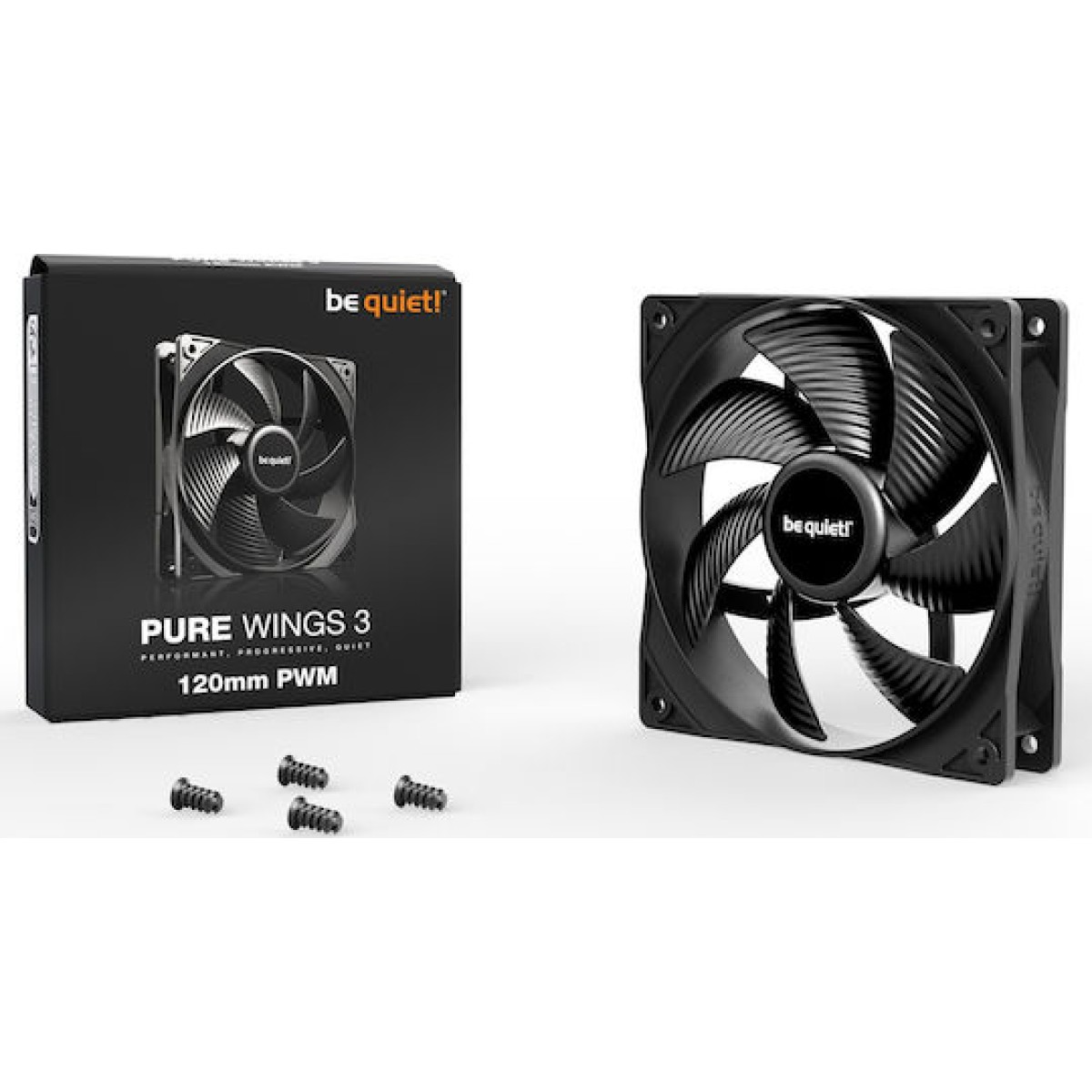Be Quiet Pure Wings 3 Case Fan 120mm με Σύνδεση 4-Pin PWM