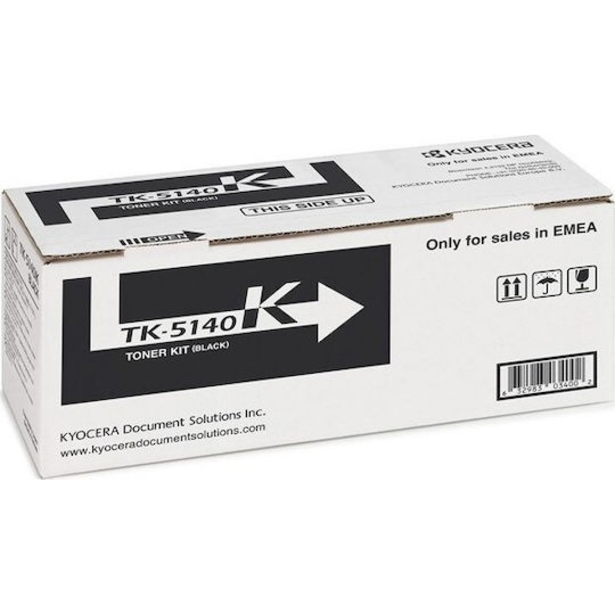 Kyocera TK-5140K Γνήσιο Toner Laser Εκτυπωτή Μαύρο 7000 Σελίδων (1T02NR0NL0)