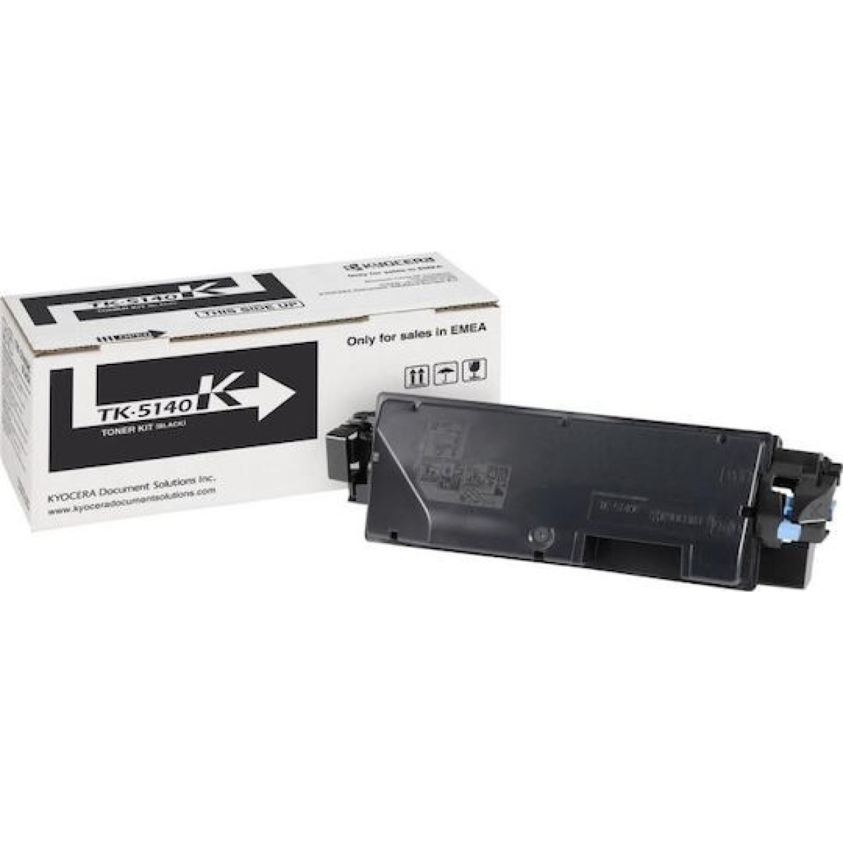 Kyocera TK-5140K Γνήσιο Toner Laser Εκτυπωτή Μαύρο 7000 Σελίδων (1T02NR0NL0)
