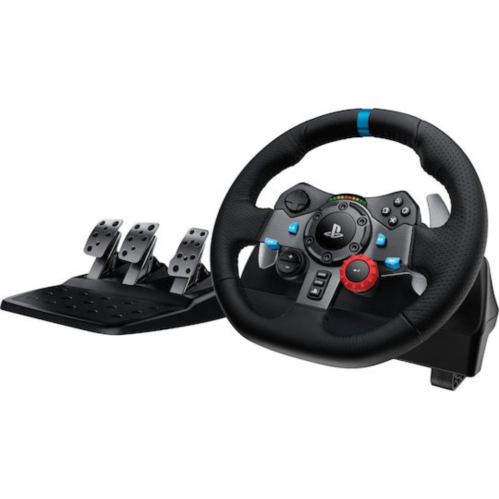 Logitech G29 Driving Force Τιμονιέρα με Πετάλια για PS5 / PS4 / PC / PS3 με 900° Περιστροφής